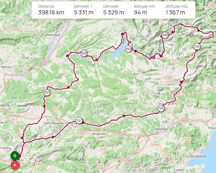 BRM 400 Gorges du Verdon